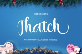 Thatch: A Handcrafted Typeface with Natural Character